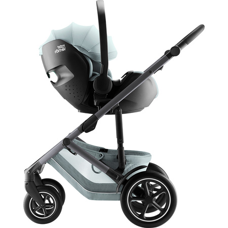 Britax Romer Smile 5Z Style Harbor Blue zestaw 4w1 z fotelikiem Baby-Safe Pro Harbor Blue i bazą Vario 5Z