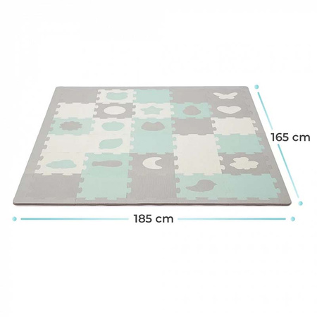 Kinderkraft Mata piankowa LUNO Shapes