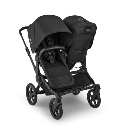 Bugaboo Donkey6 Twin Black/Heritage Black wózek 2w1 dla bliźniąt