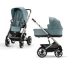 Cybex Talos S Lux Sky Blue zestaw 4w1 z fotelikiem Cybex Cloud T i-Size i bazą Base T