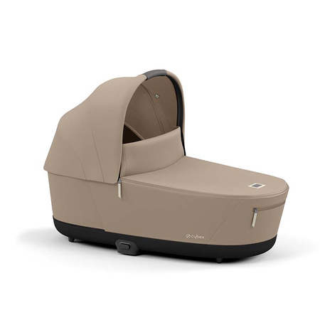 Cybex Priam 4.0 Cozy Beige zestaw 4w1 z fotelikiem Cloud T Plus i bazą T