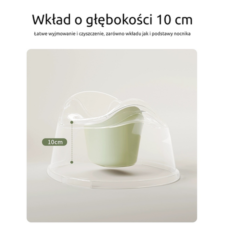 Ines&John Nocnik Dziecięcy Green