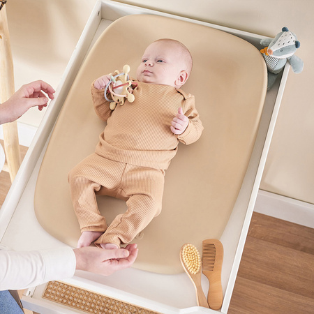 NATTOU Miękka mata do przewijania Softy Taupe bez BPA 50x70 cm