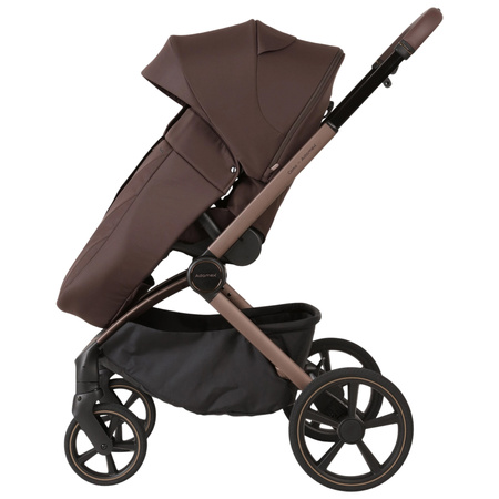 Adamex Como Chocolate Brown wózek 2w1 głęboko-spacerowy