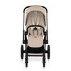 Cybex Priam 5.0 Comfort Matt Black Cozy Beige zestaw 3w1 z fotelikiem Cloud T i-Size