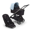 Bugaboo Dragonfly wózek 2w1 głęboko-spacerowy rama Graphite/Midnight Black-Skyline Blue