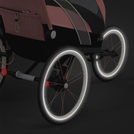 Cybex Zeno Siedzisko Silver Pink przyczepki do biegania