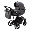 Adamex Belissa Graphite wózek 2w1 głęboko-spacerowy