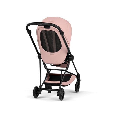 Cybex Mios 4.0 Style Matt Black Peach Pink zestaw 3w1 z fotelikiem Cloud T i-Size