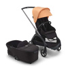 Bugaboo Dragonfly wózek 2w1 głęboko-spacerowy rama Graphite/Midnight Black-Island Coral