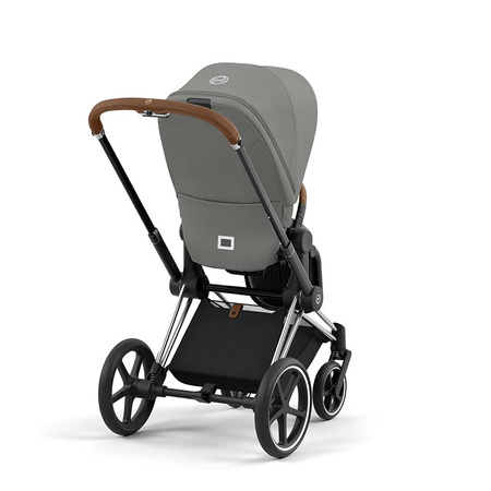 Cybex Priam 4.0 Mirage Grey zestaw 3w1 z fotelikiem Cloud T Plus