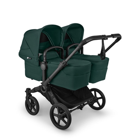 Bugaboo Donkey6 Twin Black/Fern Green wózek 2w1 dla bliźniąt
