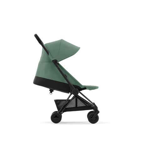 Cybex Coya Matt Black Leaf Green wózek spacerowy