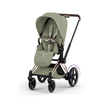Cybex e-Priam 5.0 Rosegold Sage Green wózek 2w1 głęboko-spacerowy