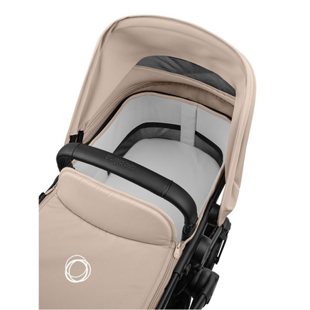 Bugaboo Cub Komplet Black/Desert Taupe wózek 2w1 głęboko-spacerowy