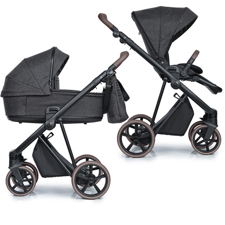 Roan IVI 2.0 Vintage Collection 2025 Pixel Dark 2w1 głęboko-spacerowy 