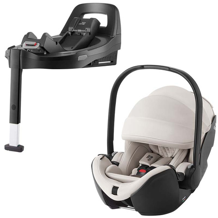 Muuvo Quick BOHO zestaw 4w1 z fotelikiem Britax Romer Baby-Safe Pro z bazą