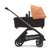 Bugaboo Dragonfly wózek 2w1 głęboko-spacerowy rama Graphite/Midnight Black-Island Coral