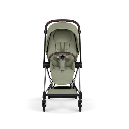 Cybex Mios 4.0 Style Chrome Brown Sage Green zestaw 3w1 z fotelikiem Cloud T i-Size