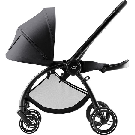 Britax Romer Rio Style Carbon Black zestaw 4w1 z fotelikiem Baby-Safe Pro i Bazą