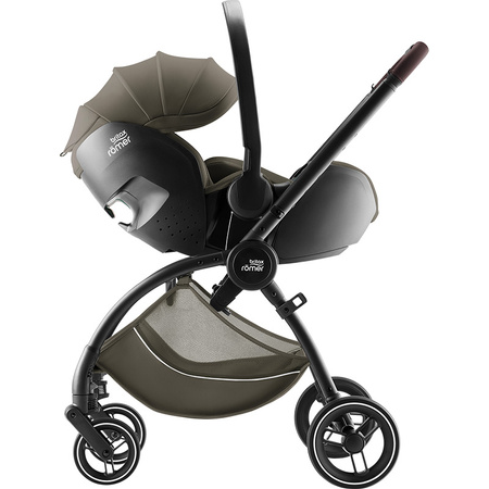 Britax Romer Rio Lux Urban Olive zestaw 3w1 z fotelikiem Baby-Safe Pro