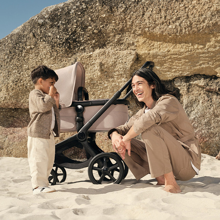 Bugaboo Fox 5 Renew Graphite/Black Haritage/Dusty Pink wózek 2w1 głęboko-spacerowy