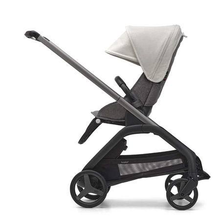 Bugaboo Dragonfly wózek spacerowy rama Graphite/Grey Melange-Misty White