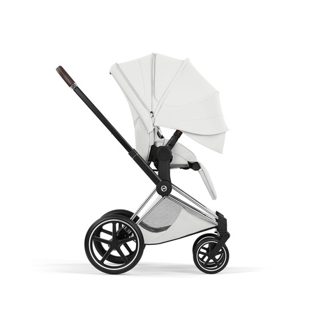 Cybex Priam 5.0 Chrome Brown Off White wózek 2w1 głęboko-spacerowy
