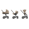 Cybex Priam 4.0 Cozy Beige zestaw 3w1 z fotelikiem Cloud T Plus