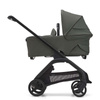 Bugaboo Dragonfly Komplet Black/Forest Green wózek 2w1 głęboko-spacerowy
