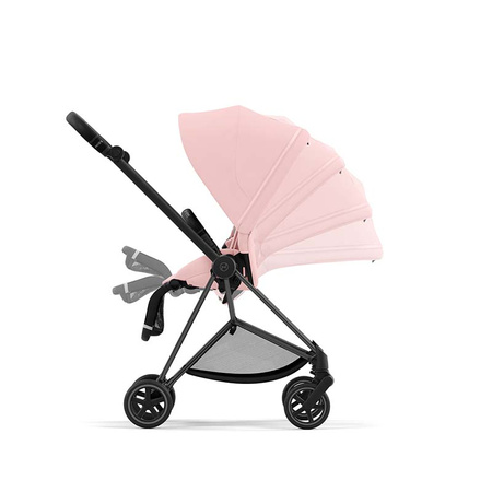Cybex Mios Matt Black Peach Pink wózek spacerowy