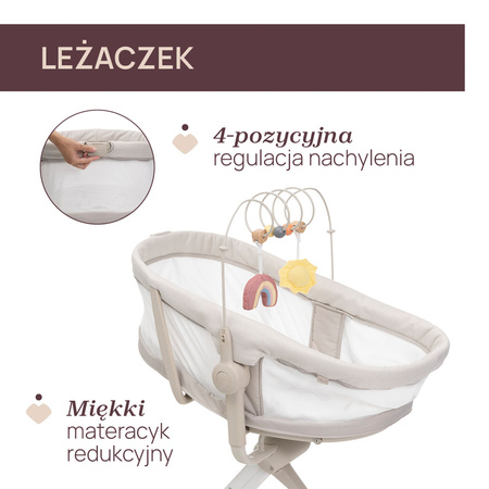 Chicco Baby Hug Armonia 4w1 Mother Pearl łóżeczko wilofunkcyjne