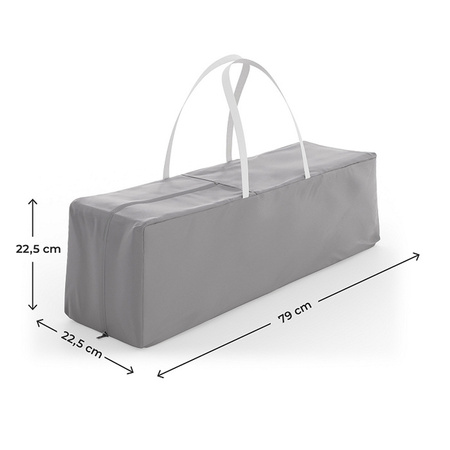 Kinderkraft LEODY UP łóżeczko turystyczne 2w1 Grey