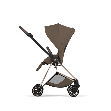 Cybex Mios 4.0 Style Rosegold Coconut Brown zestaw 3w1 z fotelikiem Cloud T i-Size