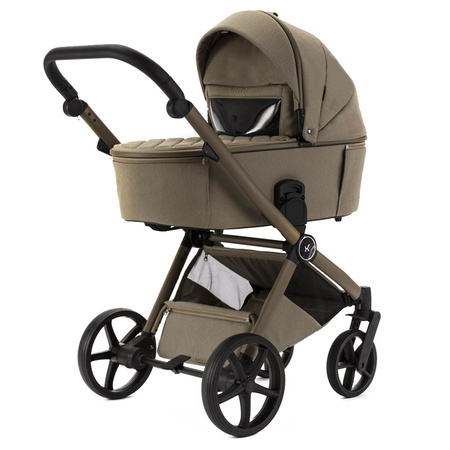 Adamex Alfa Natura Taupe wózek 2w1 głęboko-spacerowy