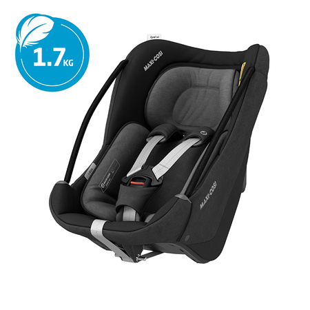 Maxi Cosi Coral 360 Essential Black Black Fotelik samochodowy 0-13kg