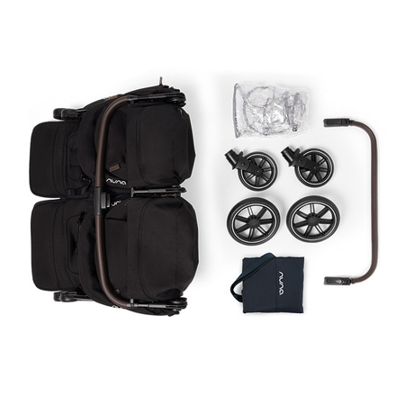 Nuna trvl dubl Caviar wózek bliźniczy