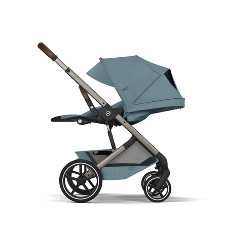 Cybex Balios S Lux 2026 ze składaną gondolą Stormy Blue wózek 2w1 głęboko-spacerowy