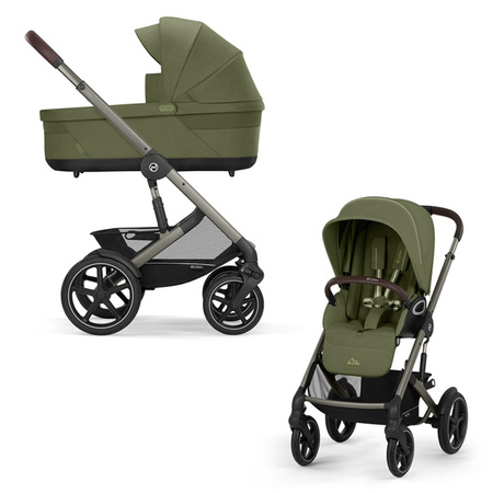Cybex Talos S Lux Moss Green wózek 2w1 głęboko-spacerowy 