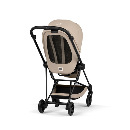 Cybex Mios 4.0 Comfort Matt Black Cozy Beige wózek 2w1 głęboko-spacerowy