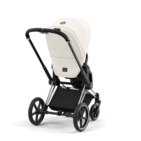 Cybex Priam 4.0 OFF WHITE zestaw 4w1 z fotelikiem Cloud T Plus i bazą T