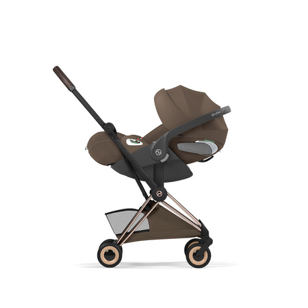 Cybex Coya 2 Style Rosegold Coconut Brown zestaw 3w1 z fotelikiem Cloud T i-Size