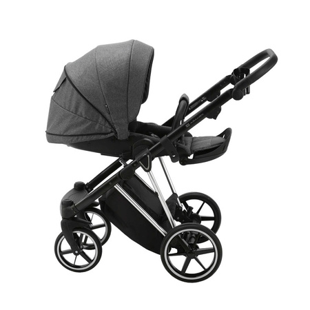 Adamex Belissa Special Edition Grafit wózek 2w1 głęboko-spacerowy