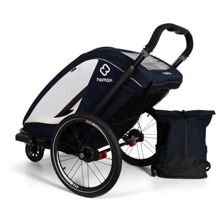 Hamax Breeze One Navy/Cream przyczepka rowerowa