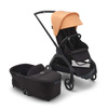 Bugaboo Dragonfly wózek 2w1 głęboko-spacerowy rama Black/Midnight Black-Island Coral
