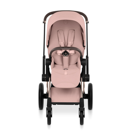 Cybex Priam 5.0 Rosegold Peach Pink zestaw 3w1 z fotelikiem Cloud T i-Size