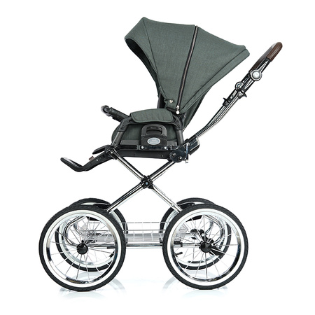 Roan Coss Classic Night Green wózek 2w1 głęboko-spacerowy