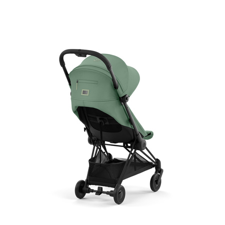 Cybex Coya Matt Black Leaf Green wózek spacerowy