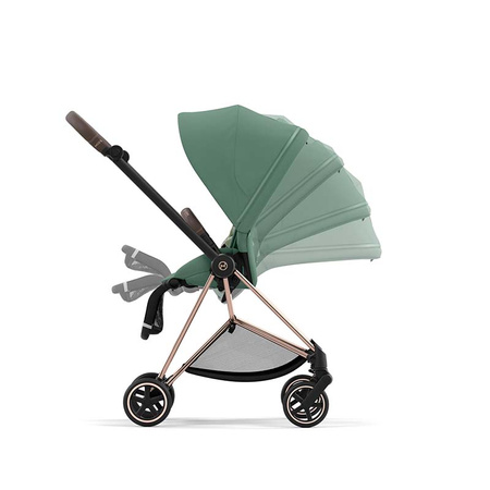 Cybex Mios Leaf Green zestaw 3w1 z fotelikiem Cloud T Plus