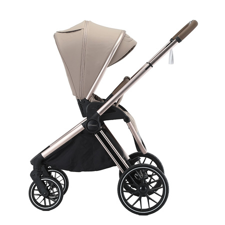 Adamex Spark Champagne Latte wózek 2w1 głęboko-spacerowy